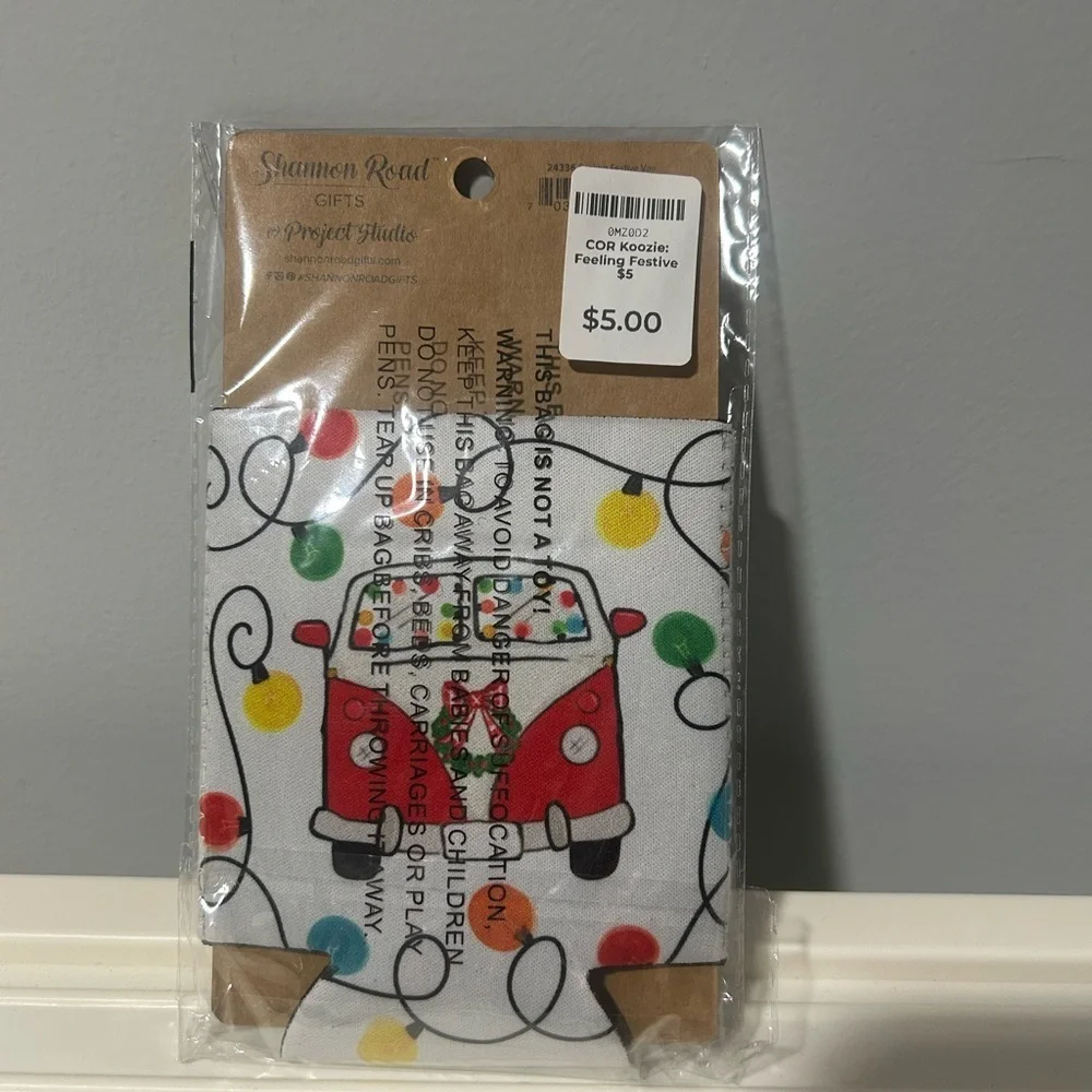 Feeling Festive - Christmas Neoprene Drink Sleeve - OSFM NWT